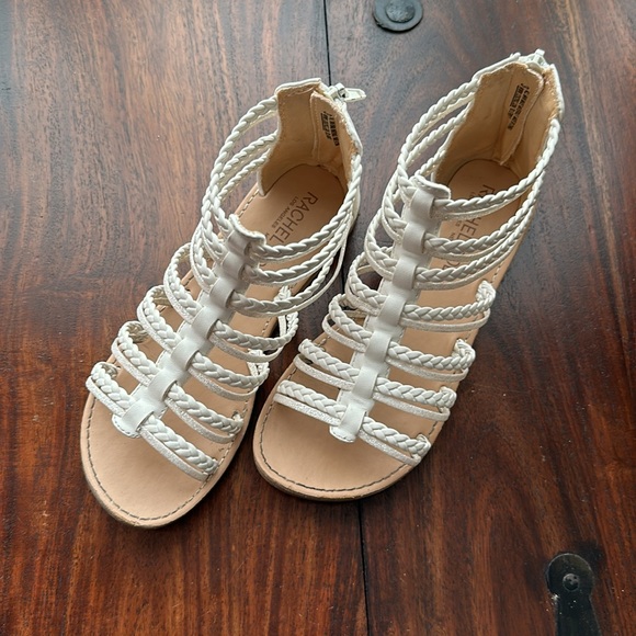 Rachel Zoe Girls White Sandals Size 3 - Picture 9 of 11